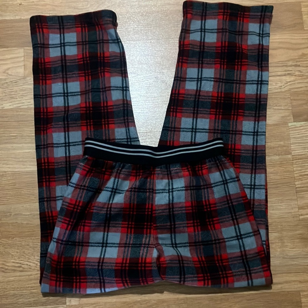 Highland Plaid Pajamas - Red and Gray 10/12